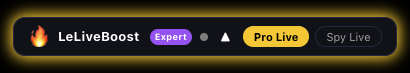 LeLiveBoost widget bar